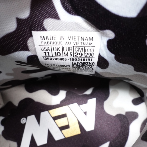 NEW Reebok Answer III Swerve Basketball Shoes Men\'s 100246191 Black/White/Gold main image 11
